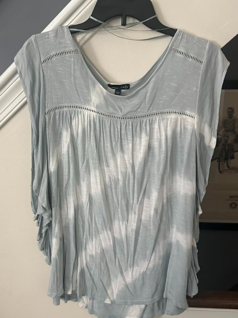 RBX Sleeveless Tie‑Dye Blouse – Size L